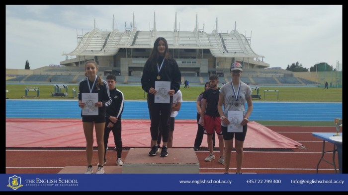 Outstanding Performance by The English School Athletes in the Senior Boys and Girls Nicosia Athletic